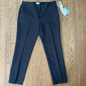 CeCe by Cynthia Steffe Black Textured Pants